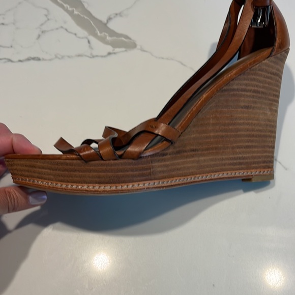 Coach “Maleena” strappy sandal wedge size 9.5 - Picture 4 of 7